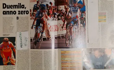 Michele Bartoli Ivan Gotti Marco Pantani Cycling 2000 Clipping Item • £8.73
