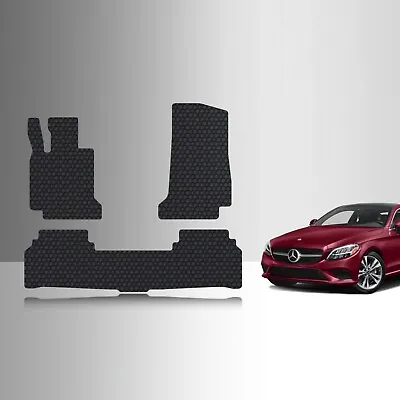 ToughPRO Floor Mats Black For Mercedes-Benz C Class Sedan All Weather 2015-2021 • $69.95