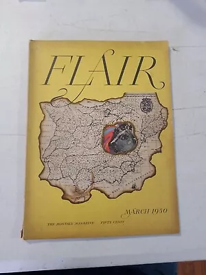 $25.99 • Buy Flair Magazine.  Fashion  No. 2; March, 1950 ~  Fleur Cowles