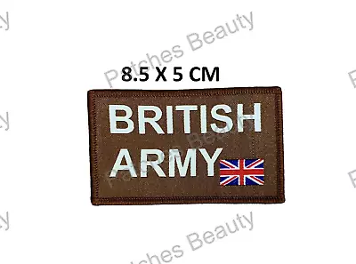 Union Jack Flag British Army Forces Sew On Embroidered Patch Jeans Jacket 1094 • £2.05