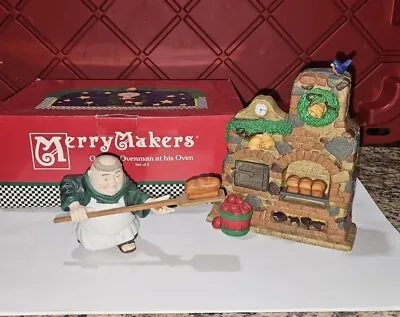 Department 56 Merry Makers Otto The Ovenman At His Oven 1996 Vintage Monk • $35