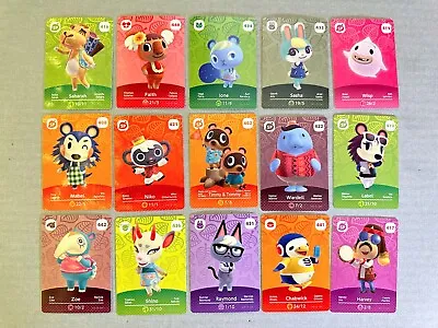 $3 • Buy SERIES 5 - Genuine Animal Crossing Amiibo Cards #401-#448