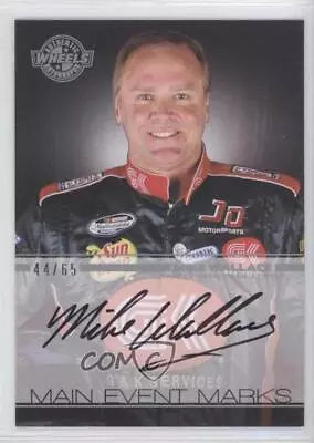 2011 Wheels Main Event Auto Silver /65 Mike Wallace #ME-MW2 Auto • $17.49