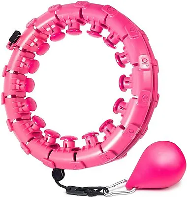 Smart Weighted Hula Hoop 24 Detachable Knots 2 In 1 Adomen Massage 3 Colors • $19.99