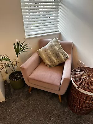 Pink Armchair - Used Great Condition • £15