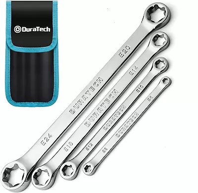 4-Piece E-Torx Wrench Set Double Box End Wrench Set CR V Steel Including NEW US  • $27.95