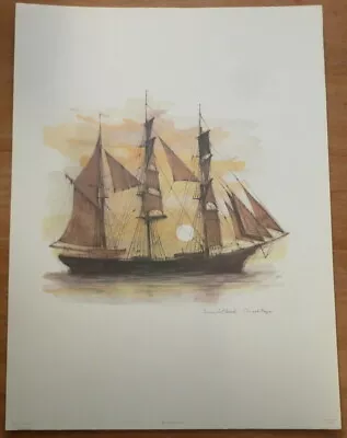 Vintage Mads Stage Print - 3 Masted Bark • $6.34