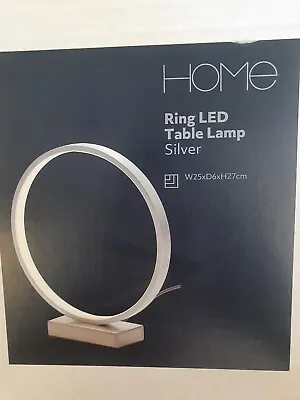 £14.99 • Buy Ring Integrated LED Ring Table Lamp Bedside Light 