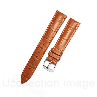 Black Brown High Quality Men's Ladies Genuine Leather Watch Band Strap 12mm-24mm • £3.86