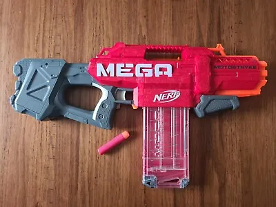 NERF Mega Motostryke: Motorised 10-Dart Blaster Gun *GOOD CONDITION* 1 Dart Only • $30