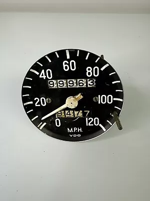 Vintage 1960’s VDO 120 MPH Speedometer 3 Inch Triumph Yamaha  • $44.99