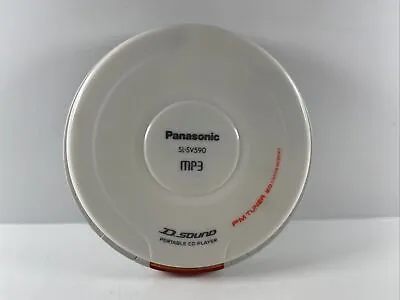 Panasonic Personal CD/MP3 Player - D.sound Technology - White SL-SV590 CLEAN • £199.99