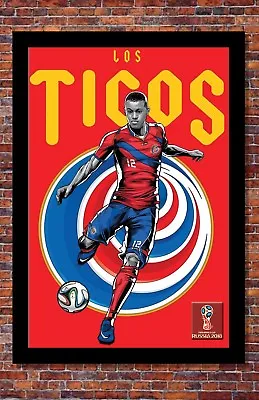 $14.95 • Buy 2018 World Cup Soccer Russia | TEAM COSTA RICA Poster | 13  X 19 