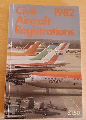 Book Civil Aircraft Registrations 1982 Janes • £5.95