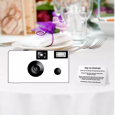 5 White Single Use Disposable Cameras-can Be 56001 • $83.45