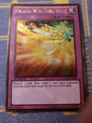 1x Phoenix Wing Wind Blast PGLD-EN070 Gold Rare First Edition Near Mint • $2.99