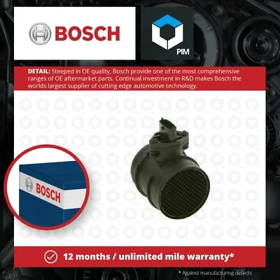 Air Mass Sensor Fits VAUXHALL ASTRA H 2.0 05 To 10 Z20LEH Flow Meter Bosch New • $157.53