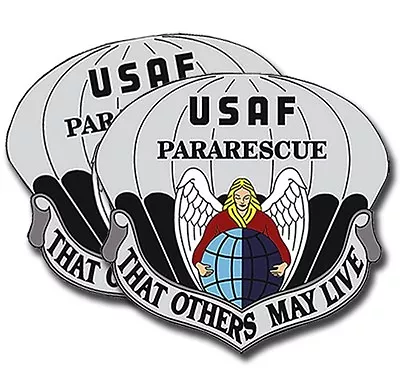 Pararescue Control Sticker USAF  Military Dye Cut Decal 5inch Tall 2 Pack • $3.49