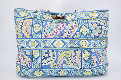 Vera Bradley Tic Tac Tote Bag In  Capri Blue  Pattern • $20.30