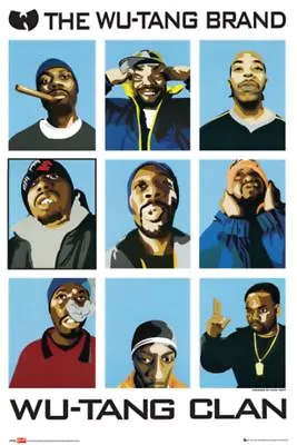 Wu-Tang Clan 24x36 Poster - RZA GZA Ghostface Killah Method Man Raekwon  • $12.99