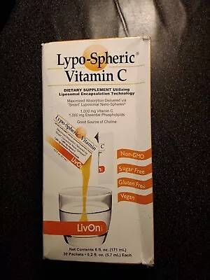 Livon Laboratories Lypo-spheric Vitamin C 1000 MG 30 Packets • $30
