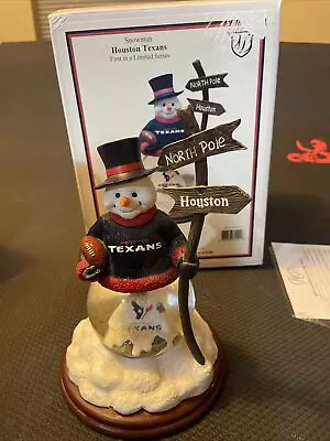 Snowman NFL Houston Texans Snow Globe The Memory Company • $56