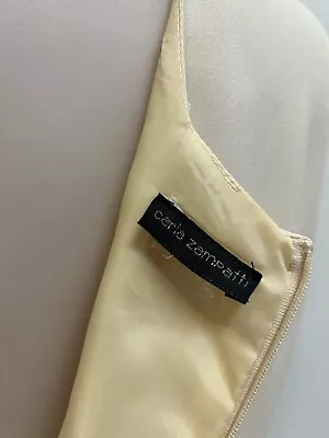 Carla Zampatti Dress Size 10 Light Yellow • $56