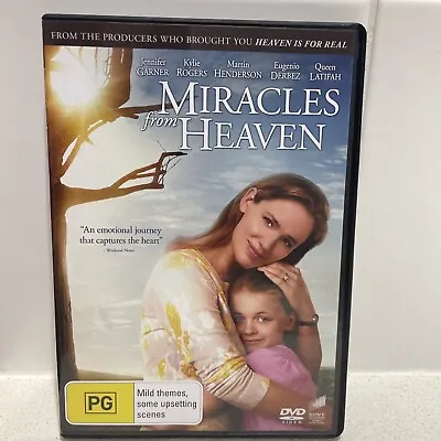 Miracles From Heaven (DVD 2016) Jennifer Garner Kylie Rogers Reg 4 • £4.38
