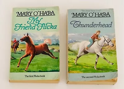 Vintage My Friend Flicka & Thunderhead By Mary O’ Hara Printed In The UK • $16