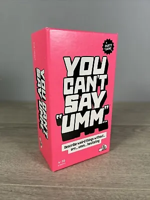 You Can’t Say Umm: A Party Game For Family And Adults Board Game For Teenage • £19.99