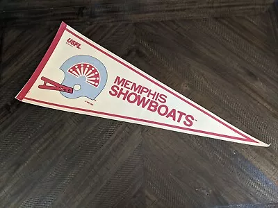 Memphis Showboats 1983 Vintage Pennant USFL Collectible 29  RARE • $17.95