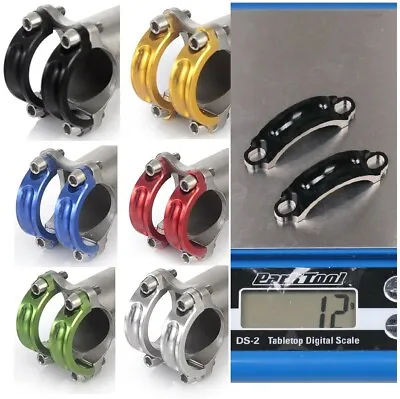 J&L Ultra-Light 31.8 Stem Plates 12g/Pair Fit ZIPP Thomson FSA GIANT CONTACT • £17.14