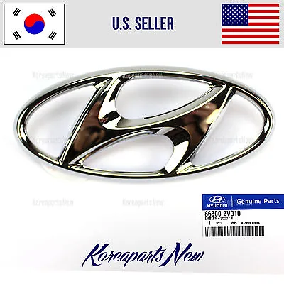 REAR Trunk Logo Emblem  H  863002V010 ⭐GENUINE⭐ Fits Hyundai Veloster 2012-2017 • $16.95