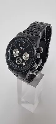 Rotary Men's Watch GB0377804 Chronospeed Men's Black Chronograph Watch #02 • £34.95
