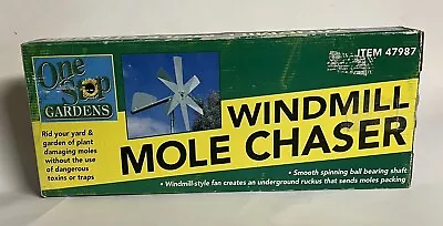 NEW Vintage Windmill Mole Varmint Chaser Noise Maker For Garden Lawn Yard • $49.99