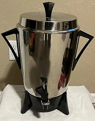 Vintage Sunbeam Electric Percolator Atomic Stainless Model AP-Y 30 Cup • $29.95