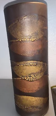 Vintage MCM Royal Haeger Earth Wrap Volcanic Glaze Vase • $45.50