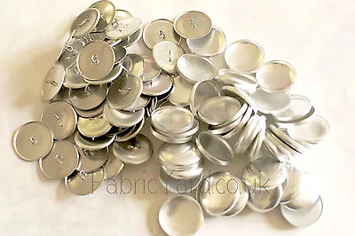 Metal Self Cover Wire Button OR Flat Back Cabochon12 15 19 23 28 38 45mm Tool • £2.99