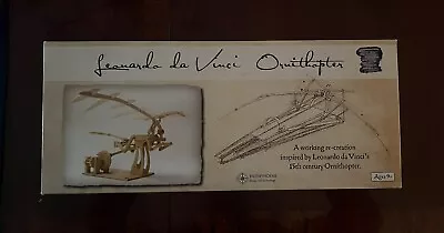 Leonardo Da Vinci Ornithopter Wooden Construction Model Kit • $22