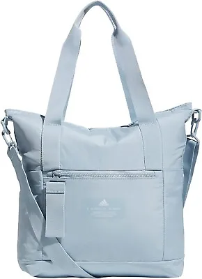 Adidas All Me 2 Tote Bag WONDER BLUE Multiple Pockets Adjustable Straps Travel • $49.99