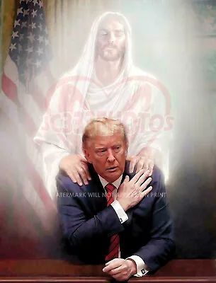 $9.95 • Buy President Donald Trump Jesus Praying Washington Maga 8.5x11 Photo Poster Picture
