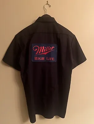 Miller High Life Beer Delivery Work Shirt Dickies Medium 🍺🍺🍺 • $29.95