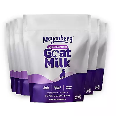 Meyenberg Whole Powdered Goat Milk Resealable Pouch Vitamin D Gluten Free 12 • $100.61