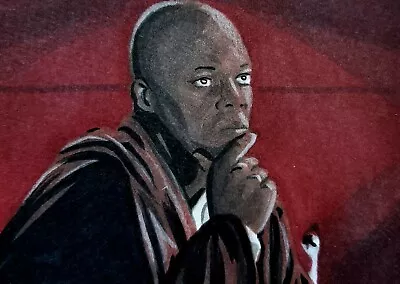 Original Aceo Mace Windu Starwars Sketch Card Drawing  • £4.99