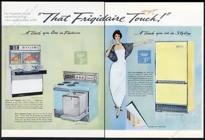 1961 Frigidaire Flair Double Oven Range Refrigerator Etc Vintage Print Ad • $29.97
