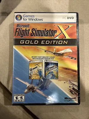 Microsoft Flight Simulator X Gold Edition Windows Expansion Key Only • $1