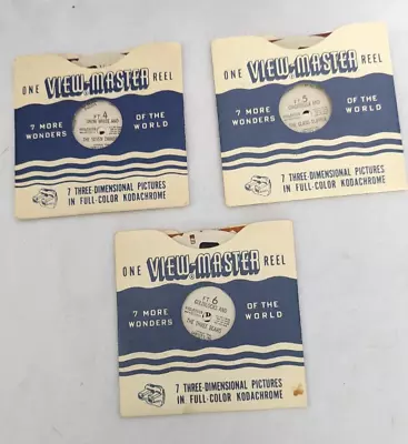 VTG View-Master Reels (3) With Booklets Snow White Cinderella And Goldilocks • $12