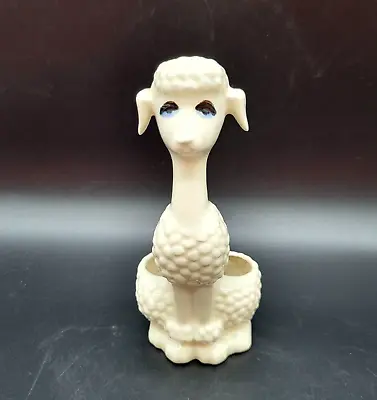 Vintage Poodle Dog Double Lipstick Holder Vanity • $7