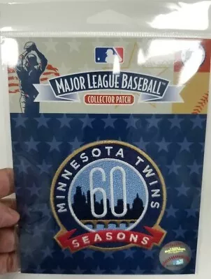 60 Season Patch Minnesota Twins 2020 MLB Baseball Jersey Iron On Patch 60th • $14.95