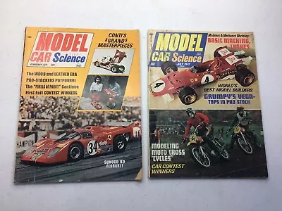 Feb & July 1972 Model Car Science Magazines • $11.99